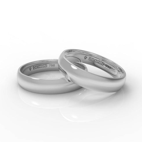 Bricio Quad - Anillos De Matrimonio Oro 18K - Ochun Joyeros - Ochun Joyeros